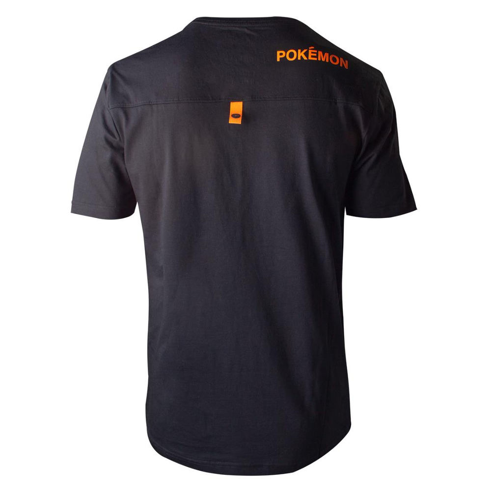 Pokémon - Charmander Profile Mens T-shirt - Black